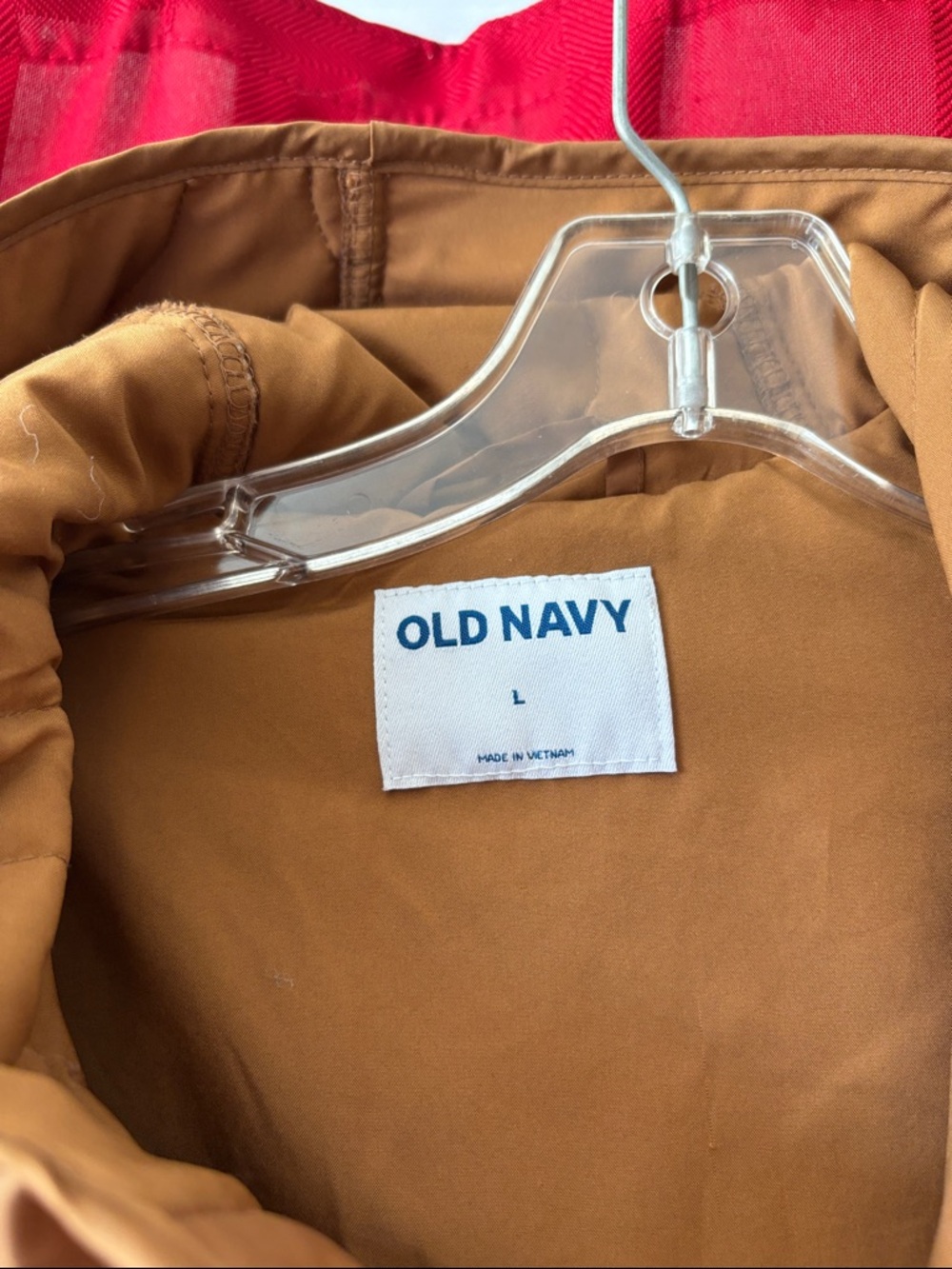 Old Navy Two-Tone Tan Sherpa & Quilted Jacket - Picture 2 of 13